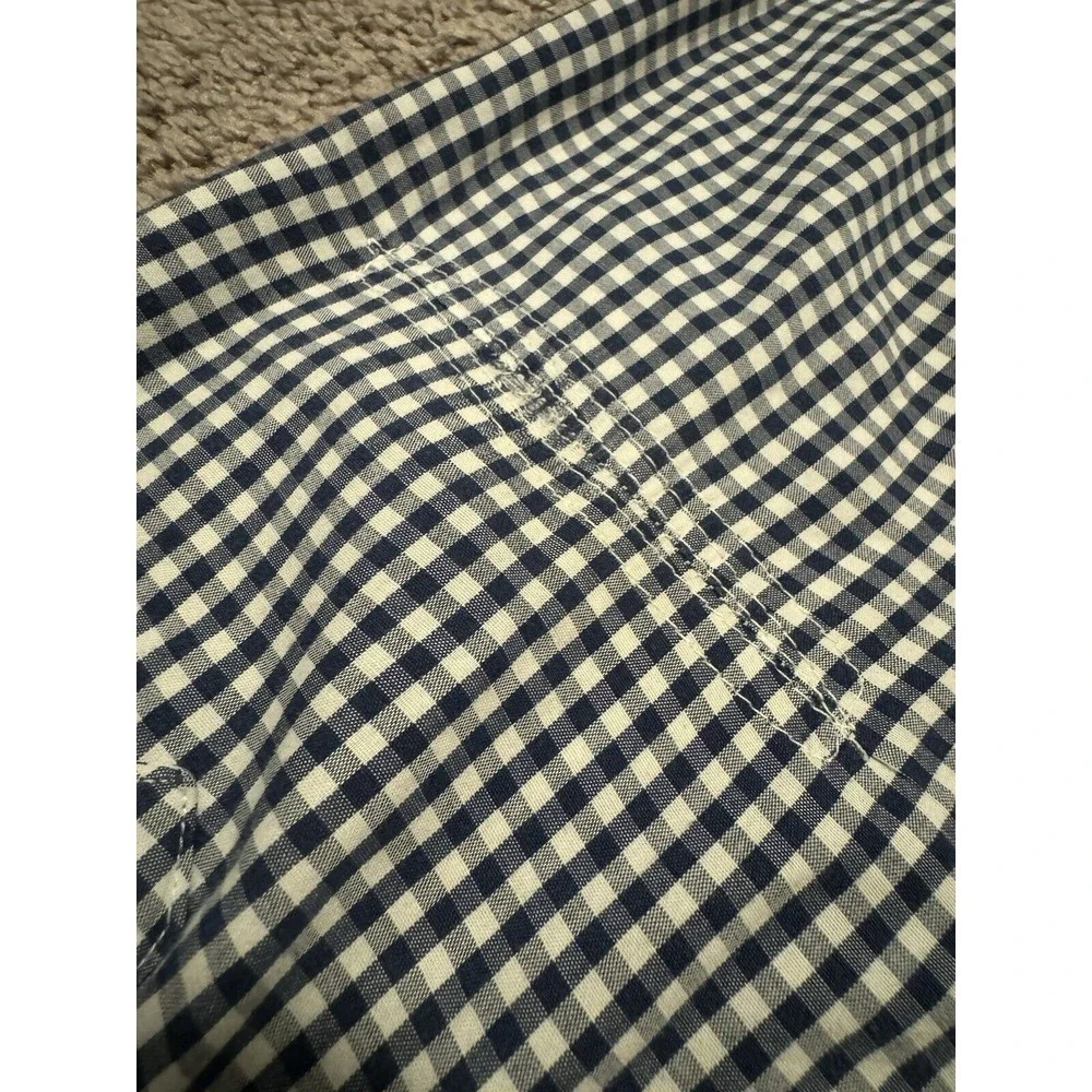 J Crew Shirt Mens Medium Button Down Shirt Checkered Long Sleeve Slim‎ Fit Large